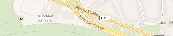 Karte Hallenbad Rheinblick 741 / Park&Ride Drususstraße Düsseldorf