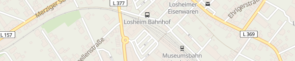 Karte Eisenbahnhalle Losheim am See