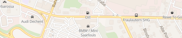 Karte BMW Niederlassung Saarlouis