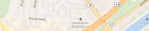 Karte Telekom Weidenweg Duisburg