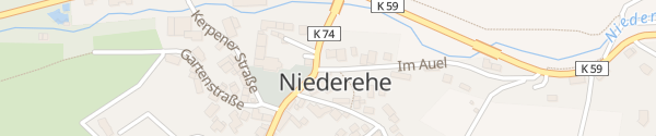 Karte Gemeindehaus Niederehe Üxheim