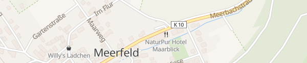 Karte NaturPurHotel Maarblick Meerfeld