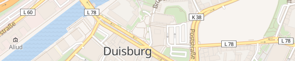 Karte Rathaus Duisburg