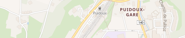 Karte Gare de Puidoux Puidoux