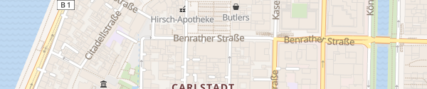Karte Parkhaus am Carlsplatz Oberste Etage Düsseldorf