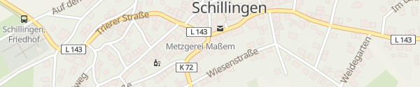 Karte Dorfzentrum Schillingen