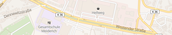 Karte Hellweg Duisburg