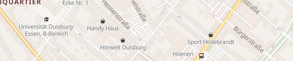 Karte Parkplatz Memelstraße Duisburg