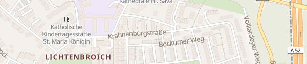 Karte Krahnenburgstraße Düsseldorf