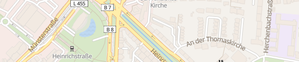 Karte Heinrichstraße Düsseldorf