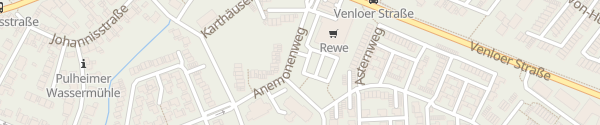 Karte REWE Anemonenweg Pulheim