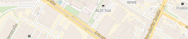 Karte ALDI Süd Erkrather Straße Düsseldorf