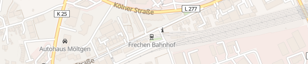Karte Bahnhof Frechen