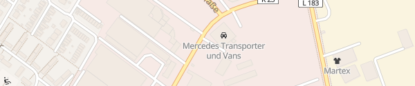 Karte Mercedes-Benz Niederlassung Frechen
