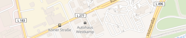 Karte Autohaus Westkamp Frechen