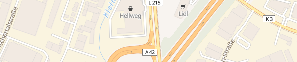 Karte Hellweg Oberhausen