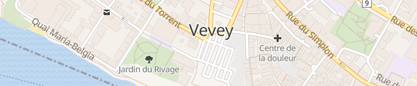 Karte Place du Marché Vevey