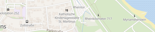 Karte Zons Rheintor Dormagen