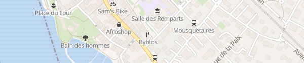 Karte Parking des Remparts La Tour-de-Peilz