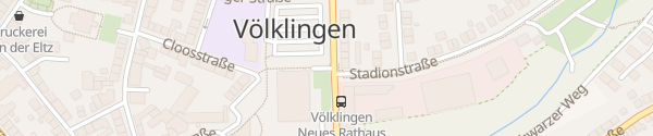 Karte Rathaus Völklingen