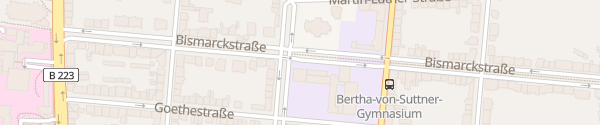 Karte Bertha-von-Suttner-Gymnasium Oberhausen