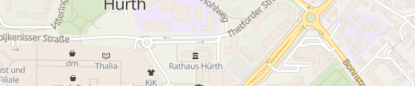 Karte Rathaus Hürth