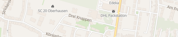 Karte Drei Knappen Oberhausen