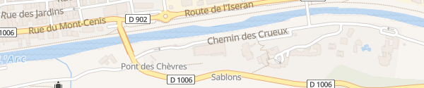 Karte Saint Charles Hôtel & Spa Lanslebourg-Mont-Cenis