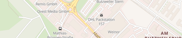 Karte ALDI Süd Ossendorf Köln