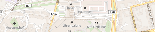 Karte Hauptbahnhof Mülheim an der Ruhr