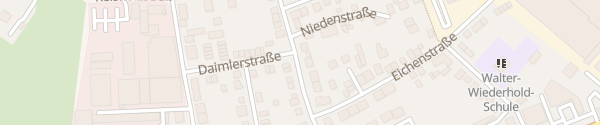 Karte Niedenstraße Hilden