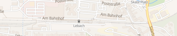 Karte Busbahnhof Lebach