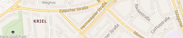 Karte Hermeskeiler Straße 2b Köln