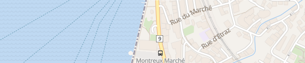Karte Parking du Marché Montreux