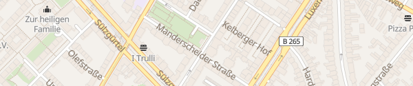 Karte Manderscheider Platz Köln