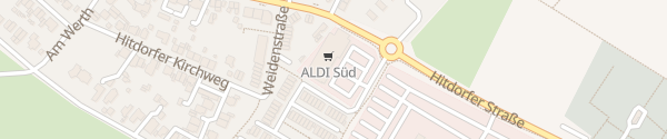 Karte ALDI Süd Hitdorfer Straße Leverkusen