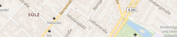 Karte Lotharstraße Köln