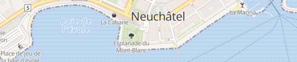 Karte Hotel Beau Rivage Neuchatel