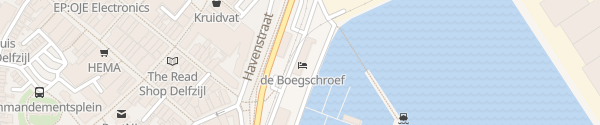 Karte Hotel Restaurant de Boegschroef Delfzijl