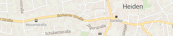 Karte Borkener Straße Heiden
