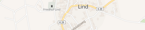 Karte E-Bike Ladesäule Dorfplatz Lind