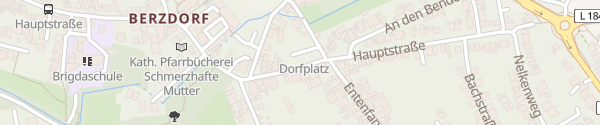 Karte Dorfplatz Wesseling-Berzdorf Wesseling