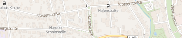 Karte Hafenstraße Dorsten