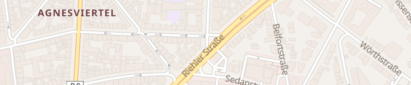 Karte Riehler Straße Köln