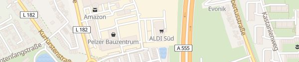 Karte ALDI Süd Wesseling