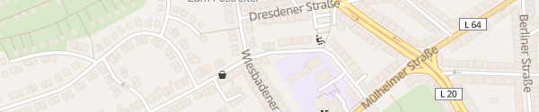 Karte Lübecker Straße Essen