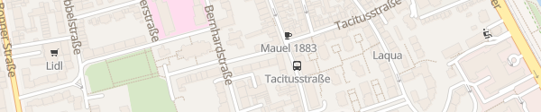 Karte Tacitusstraße Köln