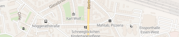 Karte Berliner Straße Essen