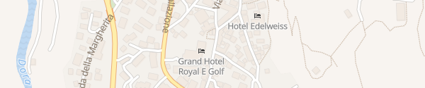 Karte Grand Hotel Royal e Golf Courmayeur
