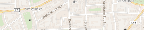 Karte Sybelstraße Essen